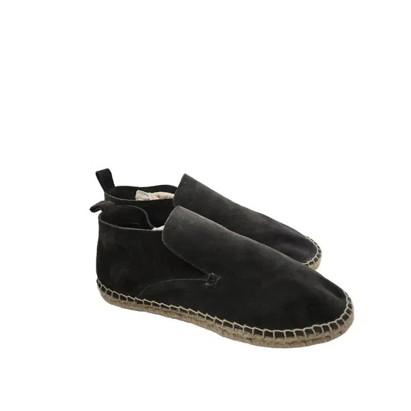 Vince Ronan Grey Suede Slip On Shoes Size 8 - Picture 3 of 6